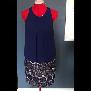 Aidan Mattox blue dress NWT